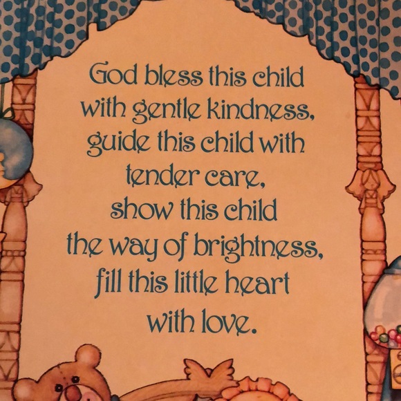 Vintage Foamcraft Nursery patchwork decor and Abbey Press Wall Hanging - Picture 3 of 7